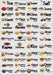 3D Waterproof Kitchen Spice Jar Label Stickers (Pack of 1 - 60 Stickers)